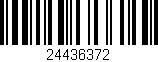 Código de barras (EAN, GTIN, SKU, ISBN): '24436372'