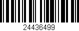 Código de barras (EAN, GTIN, SKU, ISBN): '24436499'