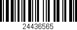 Código de barras (EAN, GTIN, SKU, ISBN): '24436565'
