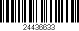 Código de barras (EAN, GTIN, SKU, ISBN): '24436633'