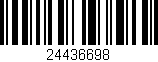 Código de barras (EAN, GTIN, SKU, ISBN): '24436698'