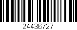 Código de barras (EAN, GTIN, SKU, ISBN): '24436727'