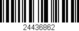 Código de barras (EAN, GTIN, SKU, ISBN): '24436862'
