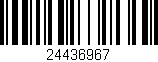 Código de barras (EAN, GTIN, SKU, ISBN): '24436967'