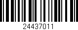 Código de barras (EAN, GTIN, SKU, ISBN): '24437011'