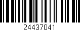 Código de barras (EAN, GTIN, SKU, ISBN): '24437041'