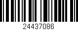 Código de barras (EAN, GTIN, SKU, ISBN): '24437086'