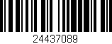 Código de barras (EAN, GTIN, SKU, ISBN): '24437089'
