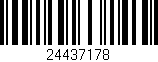 Código de barras (EAN, GTIN, SKU, ISBN): '24437178'