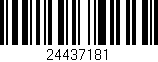 Código de barras (EAN, GTIN, SKU, ISBN): '24437181'