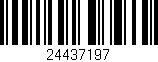 Código de barras (EAN, GTIN, SKU, ISBN): '24437197'