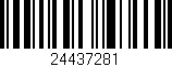 Código de barras (EAN, GTIN, SKU, ISBN): '24437281'