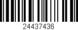 Código de barras (EAN, GTIN, SKU, ISBN): '24437436'