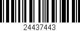 Código de barras (EAN, GTIN, SKU, ISBN): '24437443'