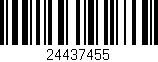 Código de barras (EAN, GTIN, SKU, ISBN): '24437455'