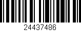 Código de barras (EAN, GTIN, SKU, ISBN): '24437486'