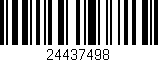 Código de barras (EAN, GTIN, SKU, ISBN): '24437498'