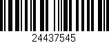 Código de barras (EAN, GTIN, SKU, ISBN): '24437545'
