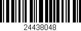 Código de barras (EAN, GTIN, SKU, ISBN): '24438048'