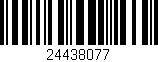 Código de barras (EAN, GTIN, SKU, ISBN): '24438077'