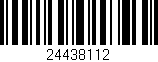 Código de barras (EAN, GTIN, SKU, ISBN): '24438112'
