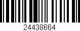 Código de barras (EAN, GTIN, SKU, ISBN): '24438664'