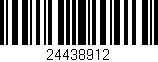 Código de barras (EAN, GTIN, SKU, ISBN): '24438912'