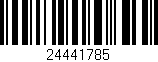 Código de barras (EAN, GTIN, SKU, ISBN): '24441785'