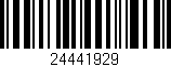 Código de barras (EAN, GTIN, SKU, ISBN): '24441929'