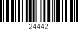 Código de barras (EAN, GTIN, SKU, ISBN): '24442'