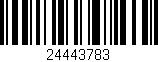 Código de barras (EAN, GTIN, SKU, ISBN): '24443783'