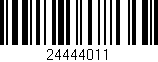 Código de barras (EAN, GTIN, SKU, ISBN): '24444011'