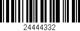 Código de barras (EAN, GTIN, SKU, ISBN): '24444332'
