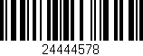 Código de barras (EAN, GTIN, SKU, ISBN): '24444578'