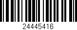 Código de barras (EAN, GTIN, SKU, ISBN): '24445416'