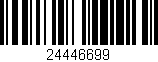 Código de barras (EAN, GTIN, SKU, ISBN): '24446699'