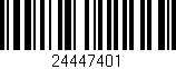 Código de barras (EAN, GTIN, SKU, ISBN): '24447401'