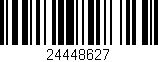 Código de barras (EAN, GTIN, SKU, ISBN): '24448627'
