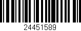 Código de barras (EAN, GTIN, SKU, ISBN): '24451589'