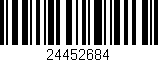Código de barras (EAN, GTIN, SKU, ISBN): '24452684'