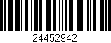 Código de barras (EAN, GTIN, SKU, ISBN): '24452942'