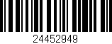 Código de barras (EAN, GTIN, SKU, ISBN): '24452949'