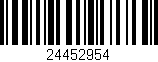 Código de barras (EAN, GTIN, SKU, ISBN): '24452954'