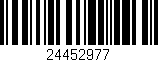 Código de barras (EAN, GTIN, SKU, ISBN): '24452977'