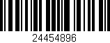 Código de barras (EAN, GTIN, SKU, ISBN): '24454896'