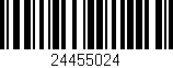 Código de barras (EAN, GTIN, SKU, ISBN): '24455024'