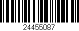 Código de barras (EAN, GTIN, SKU, ISBN): '24455087'