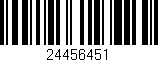 Código de barras (EAN, GTIN, SKU, ISBN): '24456451'