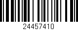 Código de barras (EAN, GTIN, SKU, ISBN): '24457410'