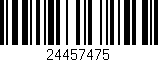 Código de barras (EAN, GTIN, SKU, ISBN): '24457475'